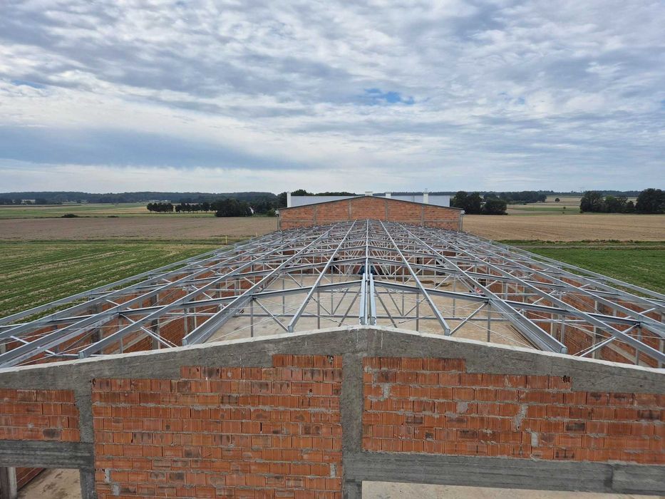 Konstrukcja stalowa Hala stalowa Hala Magazynowa Magazyn Ocynk