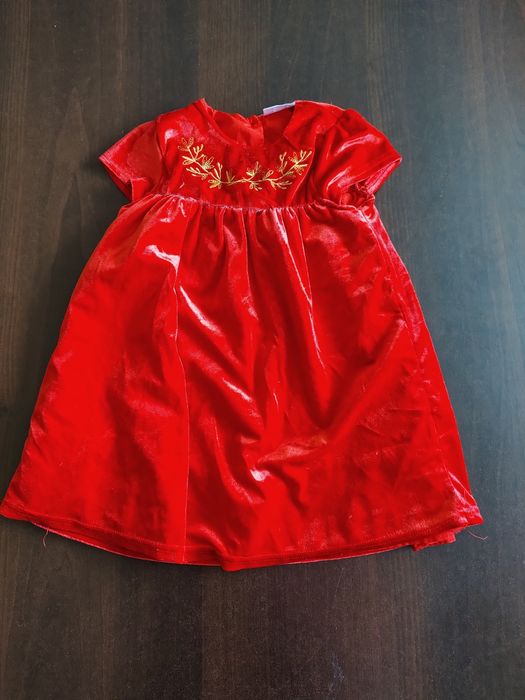 Sukienka świąteczna r. 98