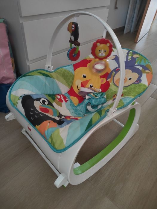 Espreguiçadeira / Cadeira de Balanço para Bebé Fisher-Price