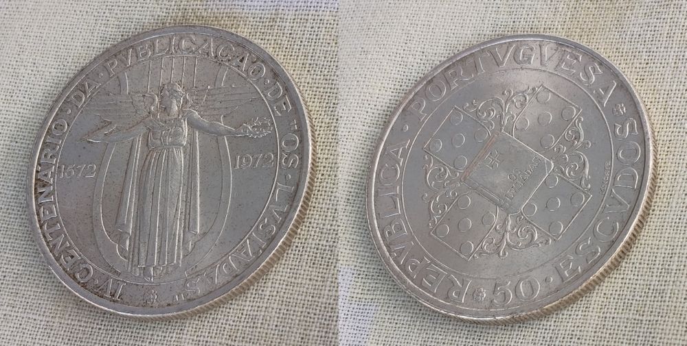 4 Moedas Comemorativas em Prata