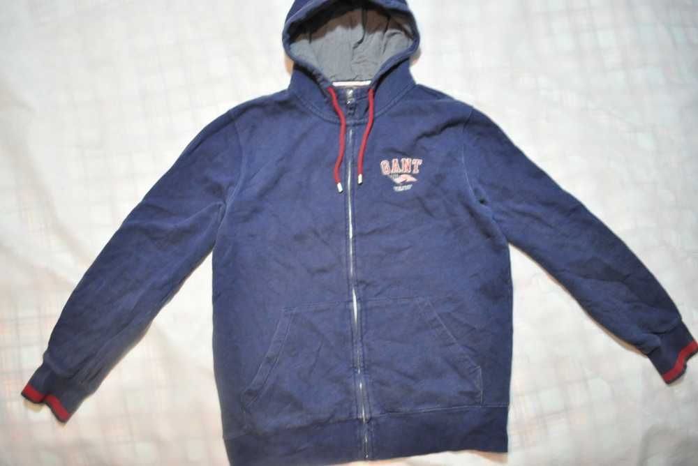 GANT USA M bluza męska bawełniana z kapturem full zip rs2v