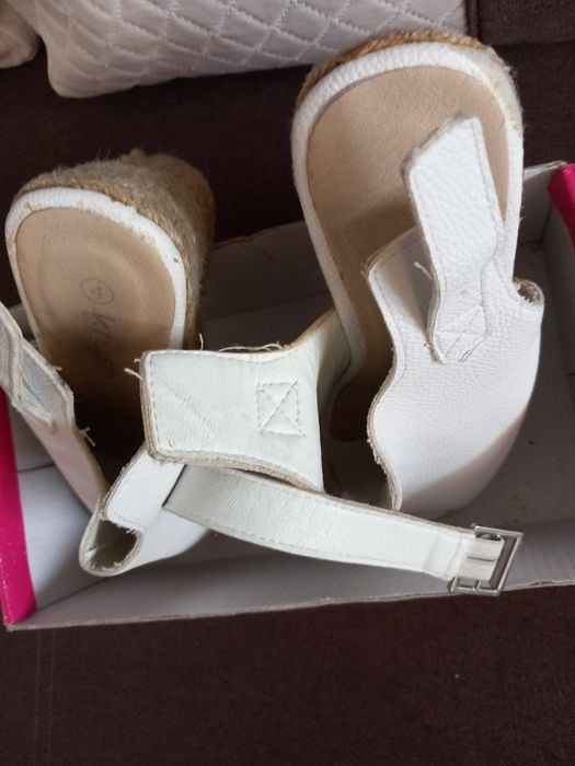 Espadryle biale letnie
