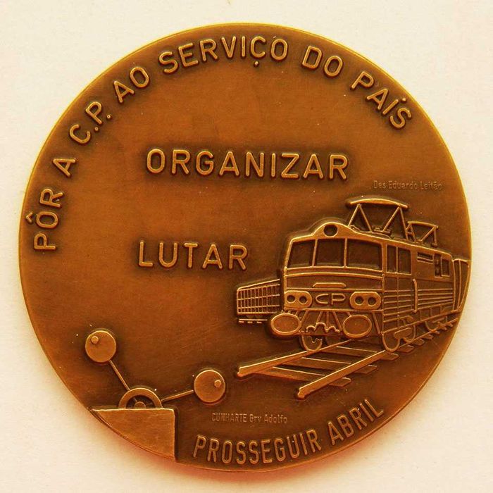 Medalha Bronze Caminhos de Ferro