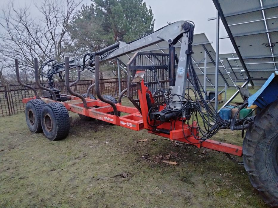 Прицеп лісовоз тракторний WEIMER WE-12D, МТЗ 82