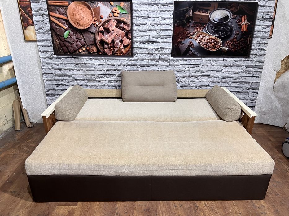 Диван Евро-Книга / Раскладной / Состояние Отличное / Доставка