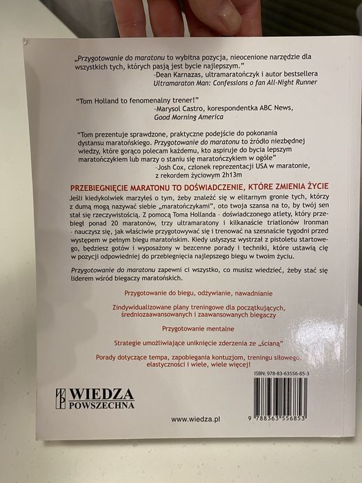 Tom Holland Przygotowanie do maratonu stan - nowa
