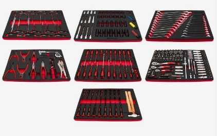 CARRO FERRAMENTAS PROLINE 9 GAVETAS 318PCS
Ref.: 8637