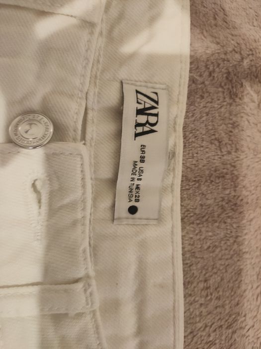 Calças Zara 38 Brancas