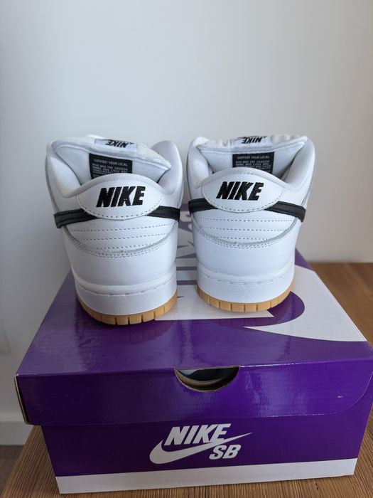 Nowe buty nike sb dunk low pro white gum rozmiar 44