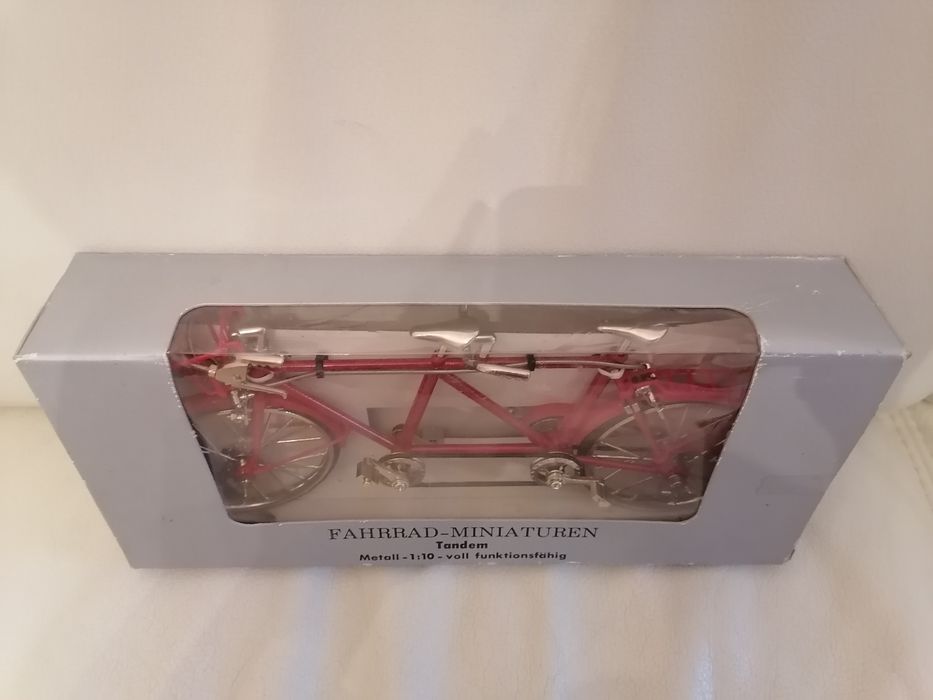 Tandem Fahrrad Miniaturen miniaturka Nowa rower