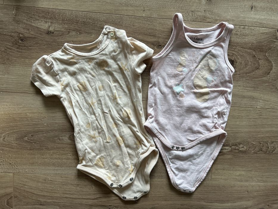 Paczka ubrań na lato r. 68 dla dziewczynki