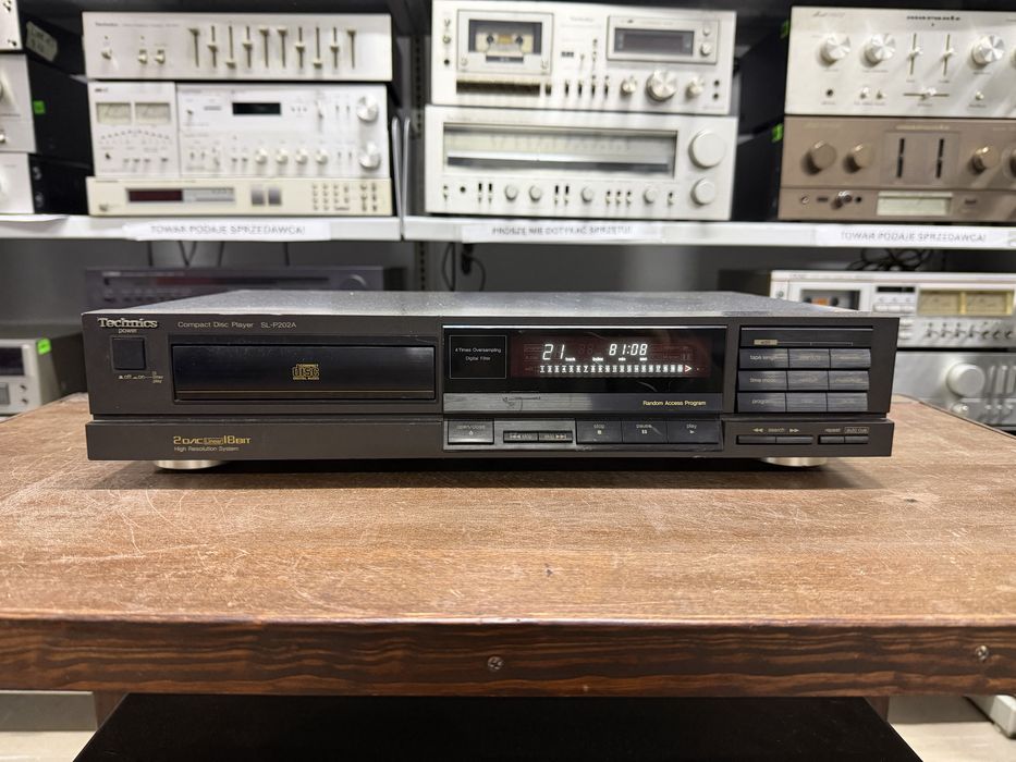 ‼️ Odtwarzacz płyt CD Technics SL-P202A Audio Room