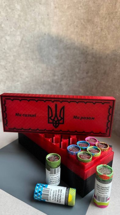 Бокс для ролів монет НБУ серії "Ми сильні, Ми разом"