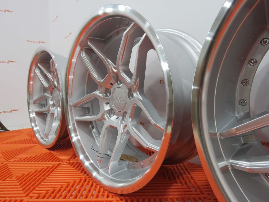 Jantes Haxer HX030 18 8.5 et 20 + 10 et15 5x120 Cinza + Polido