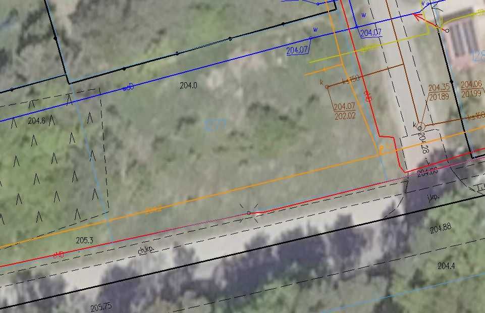 Działka budowlana Mętów gmina Głusk 814m2