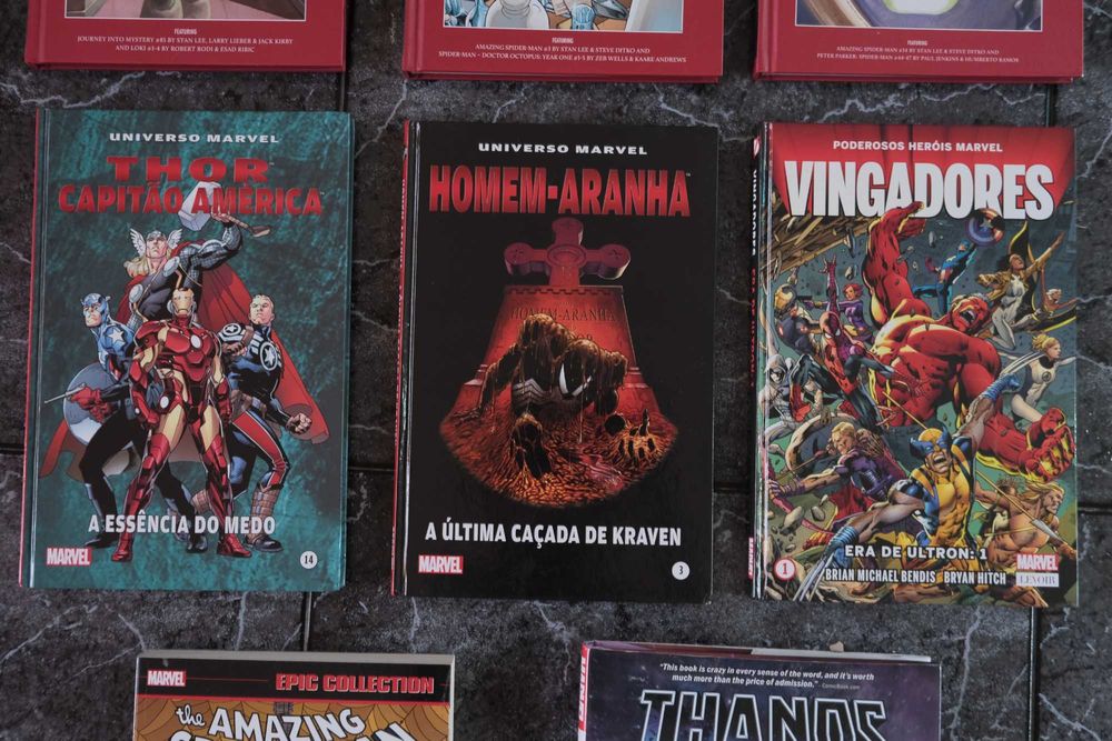 Livros banda desenhada marvel