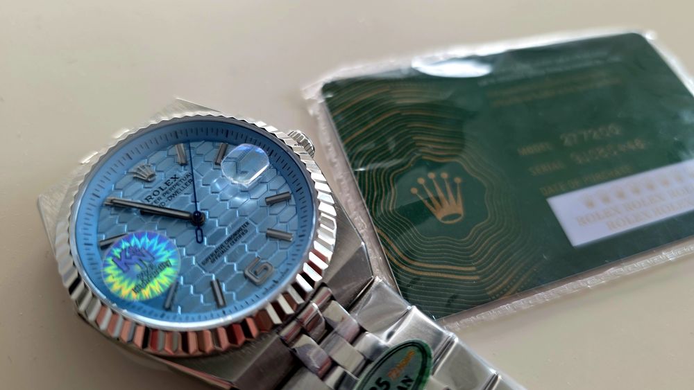 Rolex Land-Dweller 40 mm, nowy ofoliowany kolor Tiffany Wysyłka GRATIS