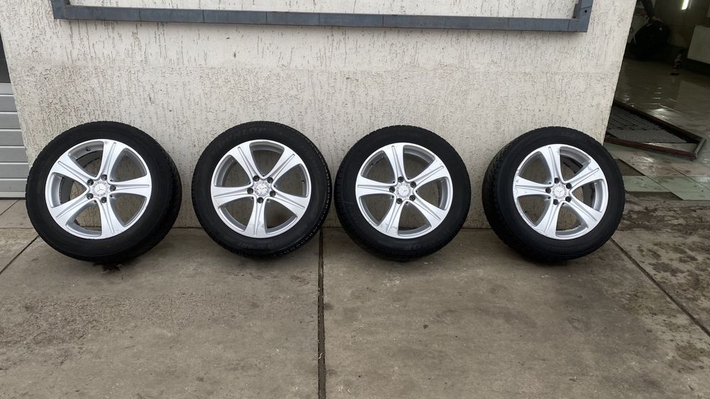 Колеса диски мерседес 225/55r17 bridgestone