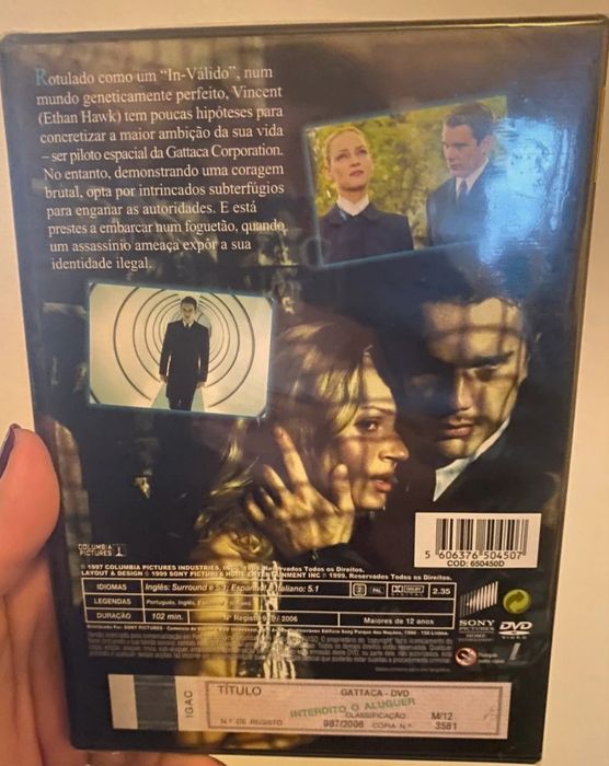 DVD gattaca.   .