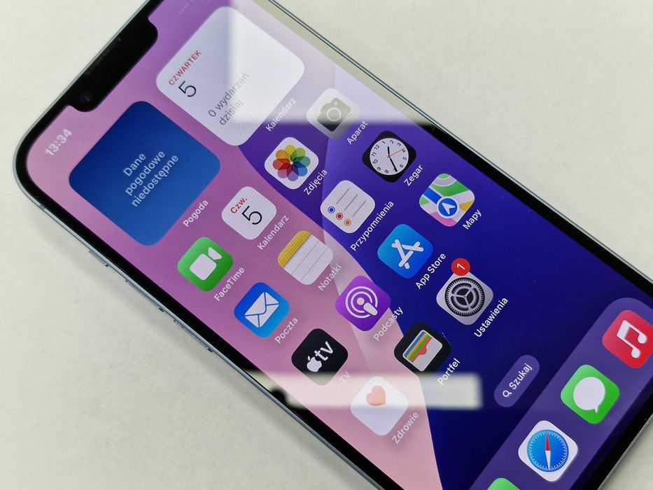 Iphone 14 128GB/ Blue/ Niebieski/ BAT 86%/ Grade A- + ładowarka