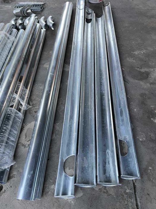 Zestaw rynien i akcesorii do montażu