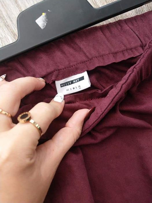 R.XL bordowa spódnica hit sezonu