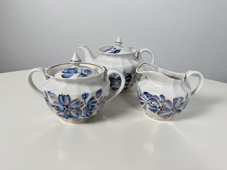 Środek Stołu Verbilki Rosyjska porcelana recznie malowana