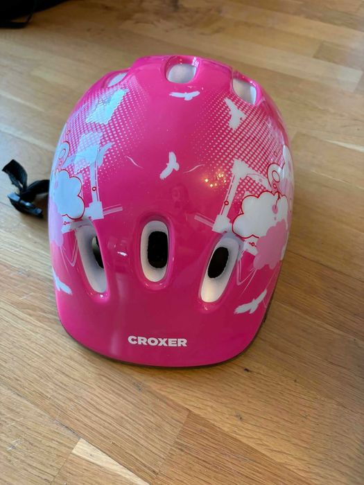 Różowy kask Croxer dziecięcy rozmiar XS