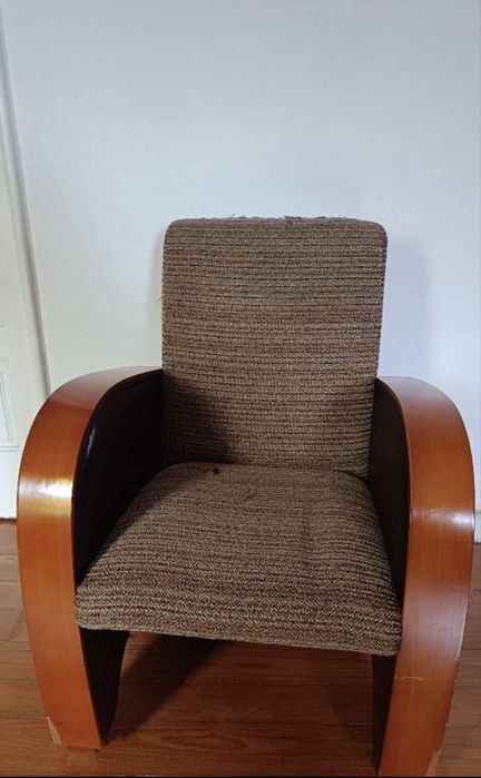 Sofá / Cadeirão Vintage Art Deco anos 60