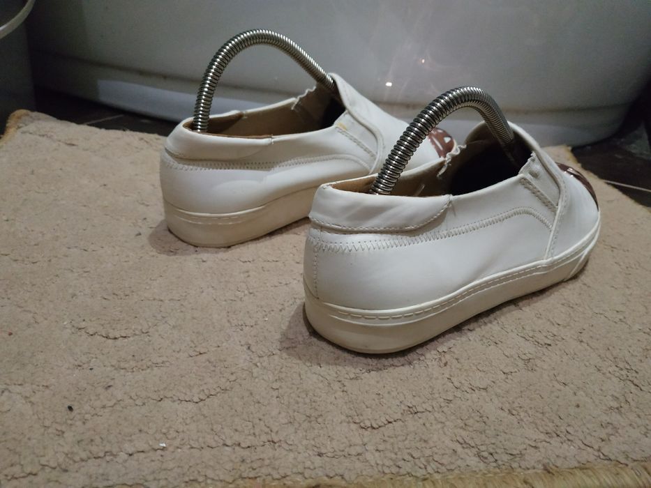 Женские слипоны, кроссовки,кеды next metal white toe cap originals