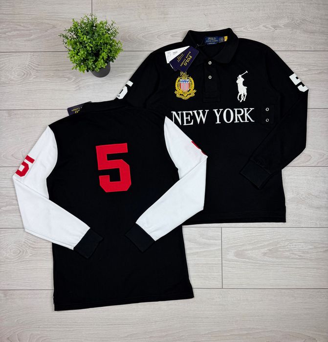 Кофта Polo Ralph Lauren Tokyo New York лонгслив поло