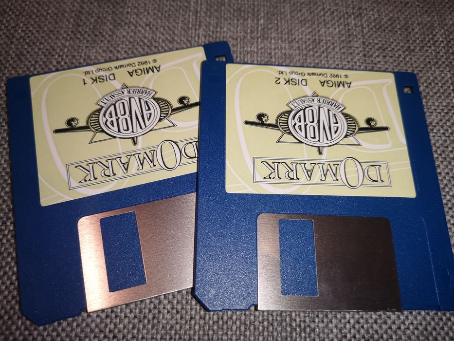 AV-8B Harrier Assault AMIGA gra BIG BOX Retro 1992 (kioskzgrami)