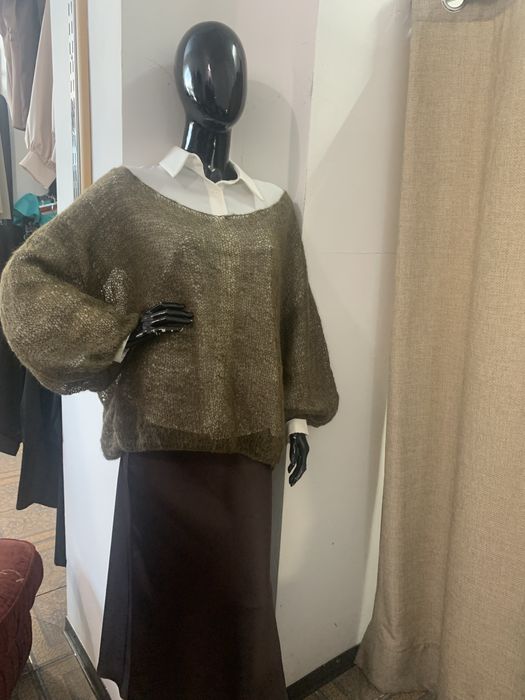 Ручна в’язана кофта з мохеру