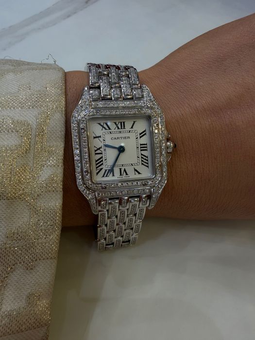 Zegarek Cartier Iced Panthere diamenty