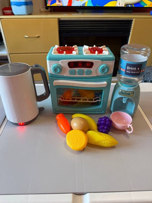 Лот іграшок звук, світло кухня дитяча фрукти чайник кулер