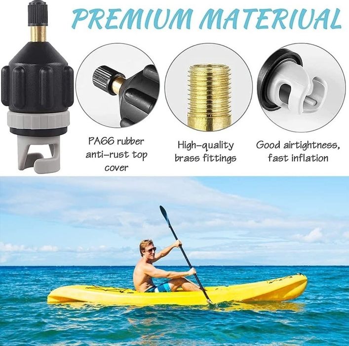 Adaptador Valvula schrader prancha paddle insuflável
