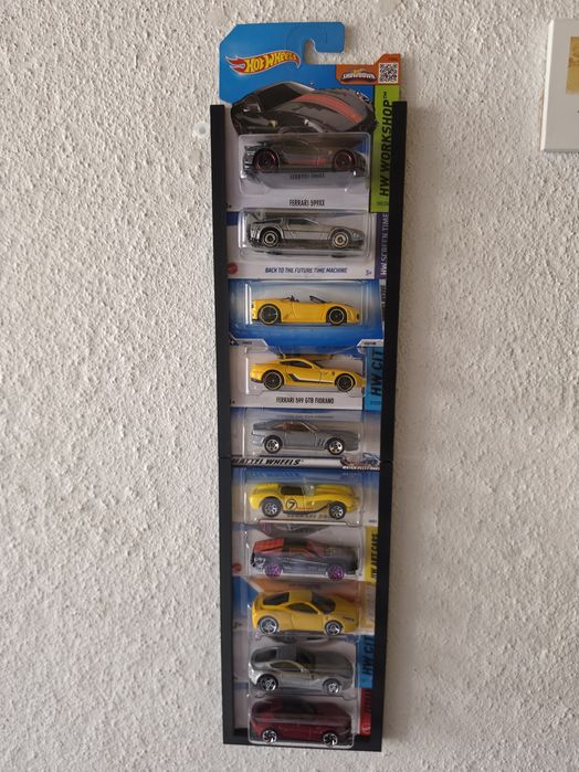 Expositor de parede modular Hot Wheels