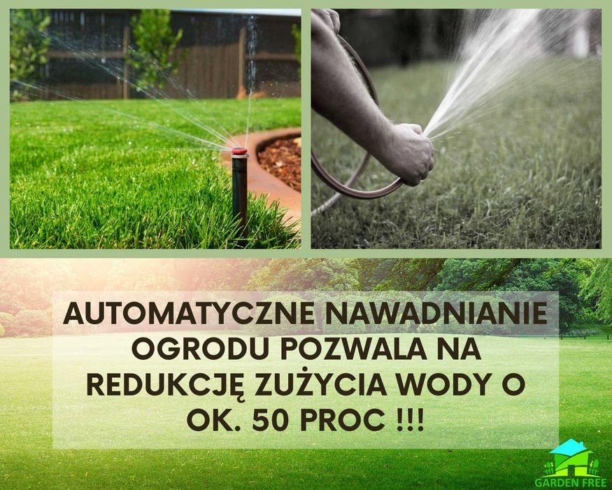 Montaż systemów nawadniania – automatyczne podlewanie ogrodu, trawnika