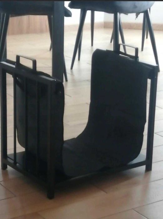 Metalowy Stojak na drewno kominkowe + torba XXL