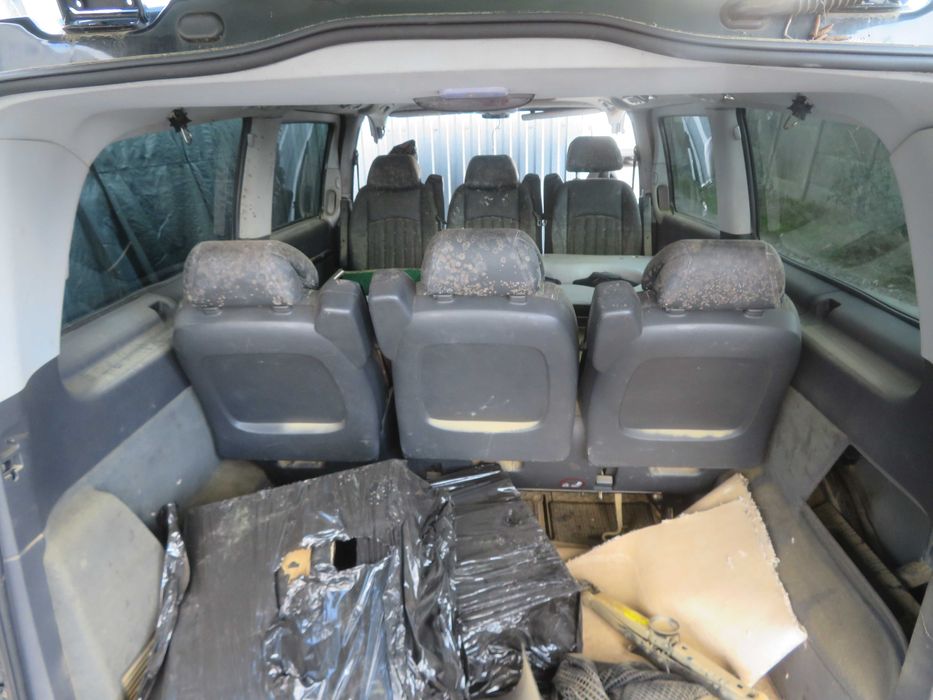 mercedes vito viano 11r wnętrze fotele środek kanapa boczki komplet