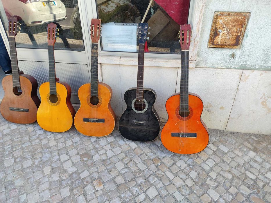 Lote de 5 violas