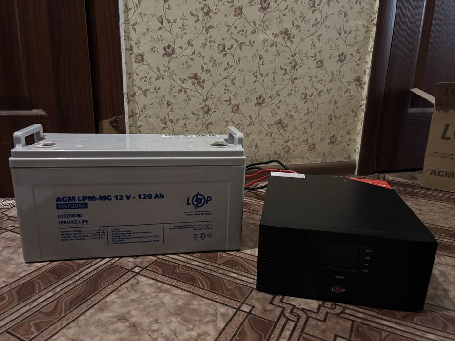 ДБЖ + мультигелева батарея (UPS B1500 + АКБ MG 1440W)