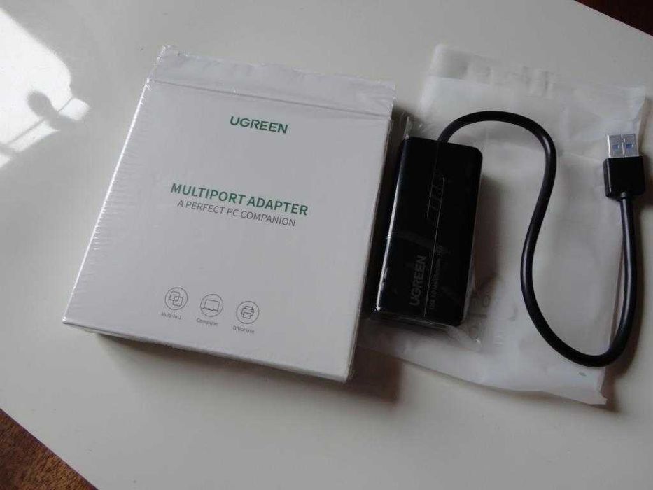 Hub Ugreen USB 3.0 para rede Ethernet 10/100/1000 (RJ45)