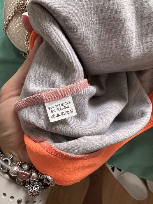 Spódniczka zamszowa pomarańcz M/L