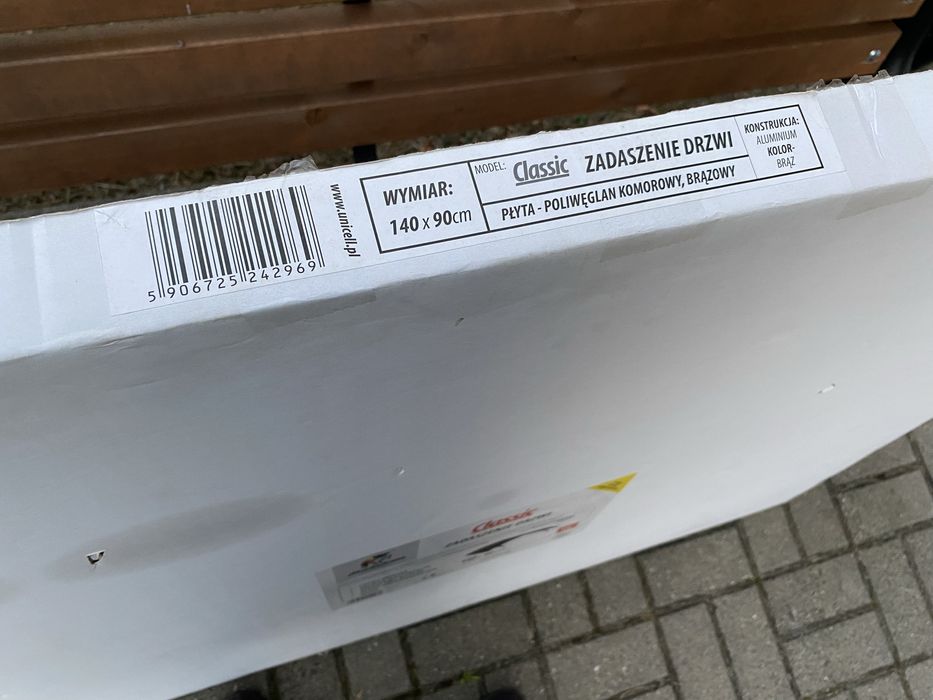 Daszek Plastiking Classic 140 x 90 cm brązowy