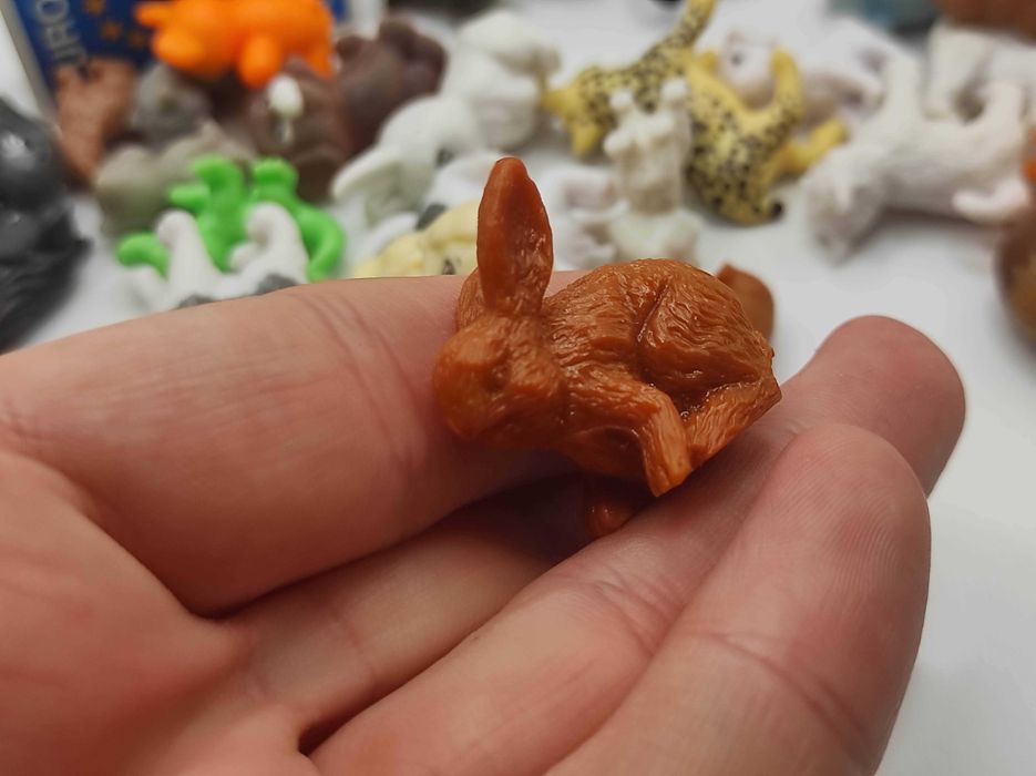 Małe figurki zwierzątek kinder niespodzianka zestaw K3#1303