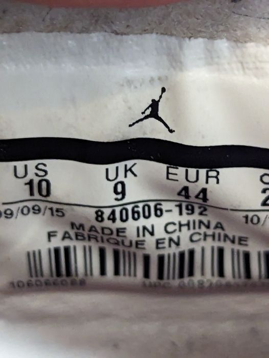 Tenis Air Jordan White Cement 2016
