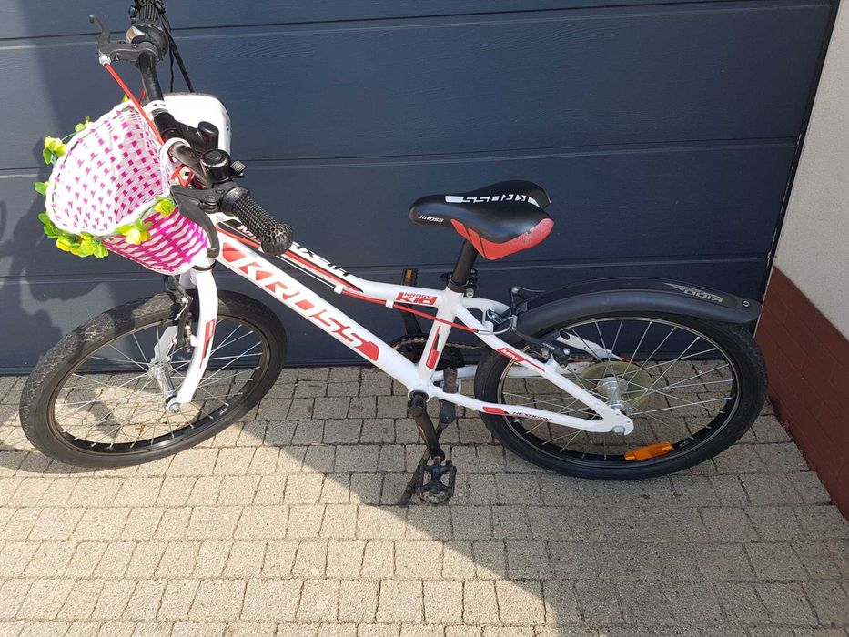 Rower Kross 20 cali Hexagon Mini plus koszyk 2 kaski