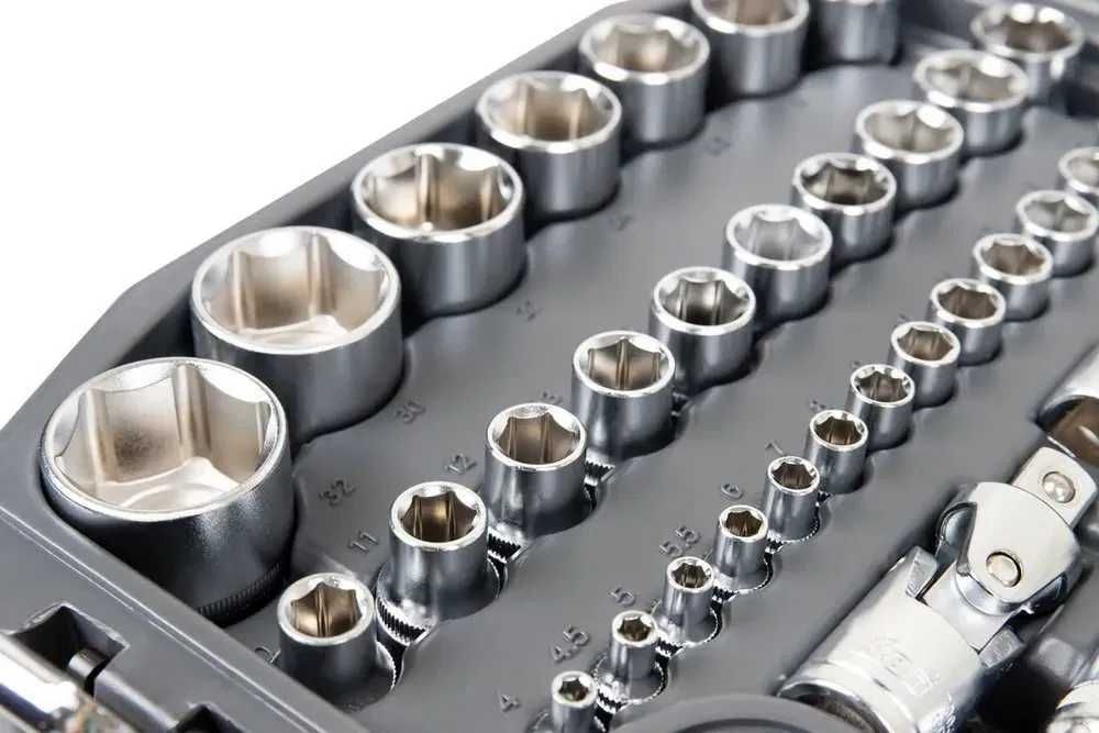 Набір інструментів KRAFT 108 ел хром-ванадій набор головок ключей PL