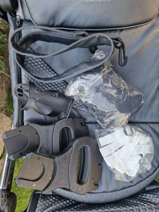 Wózek 2w1 gondola spacerówka dodatki Junama Diamond